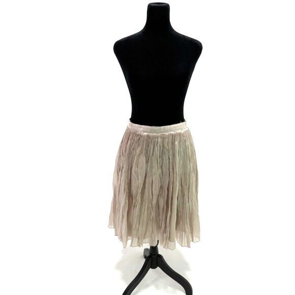 Banana Republic Dresses & Skirts - Banana Republic Heritage Collection taupe pleated knee length skirt